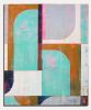 Circle in Circle mint 70-110 | Oil And Acrylic Painting in Paintings by Ronald Hunter. Item composed of canvas