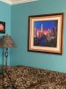 Austin Skyline Sunset | Oil And Acrylic Painting in Paintings by Dan Terry. Item composed of canvas