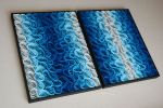 No. 15 Set of 2 Acoustic Diffuser Panel - Gradient Abstract | Wall Sculpture in Wall Hangings by Joseph A