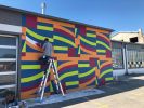 Granary Mural | Street Murals by Josh Scheuerman. Item made of synthetic