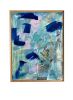 Wind on the Water Original Painting | Mixed Media by Jessalin Beutler. Item made of canvas works with coastal style