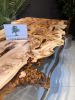 Dining room table, Elm tree, Epoxy table, Custom live edge e | Dining Table in Tables by Brave Wood. Item made of wood compatible with modern and rustic style