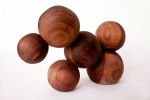 Boule #3 | Sculptures by Nadine Hajjar Studio. Item made of walnut compatible with minimalism and contemporary style