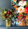 ‘Warmer still’ | Mixed Media by Tipperleyhill. Item composed of canvas and synthetic