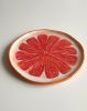Pink Grapefruit Platter 27 cm | Serveware by Federica Massimi Ceramics