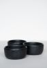 Black Matte Stoneware Mini Serving Bowl | Serveware by Creating Comfort Lab. Item made of stoneware