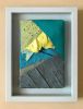 Dissocation 63 (Framed by artist) Textured Acrylic Painting | Oil And Acrylic Painting in Paintings by Helena Parriott. Item made of wood with canvas works with minimalism & contemporary style