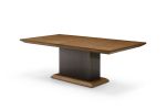 Barcelona Dining table Walnut | Tables by Greg Sheres. Item made of walnut