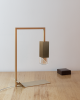 Lamp/Two Brass Revamp 01 | Table Lamp in Lamps by Formaminima. Item made of brass with ceramic works with minimalism style
