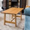 Coffee table | Tables by Majid Lavasani. Item made of oak wood & brass