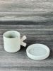 Seafoam - Twiggy Espresso cup & Saucer | Drinkware by Tomoko Ceramics | Oakland in Oakland. Item made of stoneware works with contemporary & modern style