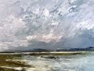 The Land Between - Coastal Painting | Oil And Acrylic Painting in Paintings by Filomena Booth Fine Art. Item composed of canvas compatible with contemporary and coastal style