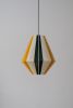 Black Green Curry | Pendants by WeraJane Design. Item made of fabric with fiber works with scandinavian style