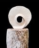 Ocean Inspired Ceramic Seashell | Feng Shui II | Sculptures by Elena Miller. Item made of ceramic works with minimalism & contemporary style