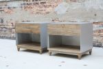 Oxide Nightstand or Side Table | Tables by Laylo Studio. Item made of wood with metal