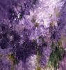 Purple Wisteria Not Just In Monet's Garden 🔴 | Oil And Acrylic Painting in Paintings by Darlene Watson Abstract Artist. Item made of canvas with synthetic