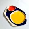 Bauhaus Porcelain Set | Serving Tray in Serveware by Pottery & Poetry. Item composed of ceramic in contemporary style