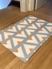 TRI ME floorcloth 2' x 3' | Mat in Rugs by OTSI design. Item composed of cotton in minimalism or contemporary style