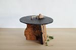 brutalist coffee table | Tables by VANDENHEEDE FURNITURE-ART-DESIGN. Item made of wood & stone compatible with boho and contemporary style
