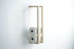 Hardwood Paper Towel Wall Rack Holder | Storage by THE IRON ROOTS DESIGNS. Item made of maple wood