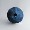 BLUE CYCLADES sculptural ceramic vase | Vases & Vessels by Àlvar Martínez Mestres. Item composed of stoneware compatible with minimalism and contemporary style