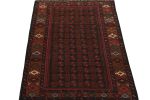 Rug & Kilim’s Baluch Tribal Rug in Red, Teal and Rust Color | Area Rug in Rugs by Rug and Kilim