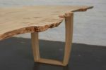Pippy & Burr Oak Live Edge Table by Jonathan Field. Unique | Dining Table in Tables by Jonathan Field. Item made of oak wood
