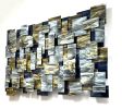 "Goldust" Glass and Metal Wall Sculpture | Wall Hangings by Karo Studios. Item made of metal with glass