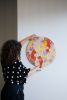 Ember | Mixed Media by Corrie in Color. Item made of leather works with contemporary style