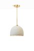 MushLume Cup Light Pendant | Pendants by MushLume Lighting. Item composed of cement