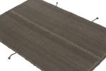 Rug & Kilim’s Contemporary Kilim in Gray with Brown Accents | Area Rug in Rugs by Rug and Kilim