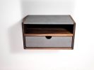 Aby Cloud Dark | Floating Table in Tables by Curly Woods. Item composed of oak wood & concrete compatible with modern style