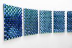 Reflection of Diamond in Emerald/Sky | Wall Sculpture in Wall Hangings by Michael Curry Mosaics | Ferring Pharmaceuticals Inc in Parsippany-Troy Hills