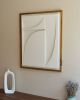 No. 107 Japandi Plaster Wall Relief - Scandinavian Decor | Wall Sculpture in Wall Hangings by Joseph A