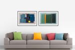 2024d | Oil And Acrylic Painting in Paintings by Luis Medina. Item composed of paper in minimalism or contemporary style