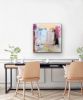 Capstones | Oil And Acrylic Painting in Paintings by Pamela K Beer Contemporary Fine Art. Item composed of birch wood and synthetic