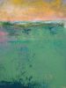 Emerald Reverie | Oil And Acrylic Painting in Paintings by Victoria Primicias. Item composed of wood & canvas compatible with contemporary and coastal style