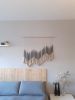 Hinoki 1 | Macrame Wall Hanging in Wall Hangings by Pepita Topos Studio. Item made of wood with cotton works with boho & contemporary style