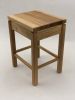 Bedside Table in White Ash with Single Drawer | Tables by Brian Holcombe Woodworker. Item composed of wood