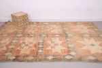 Peach Vintage Moroccan Wool Rug 6.5 x 9.7 ft - Berber Rug | Area Rug in Rugs by BerberHand. Item made of wool works with boho style