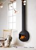 Emifocus Open Wall Mounted Fireplace | Fireplaces by European Home | 30 Log Bridge Rd in Middleton. Item composed of metal