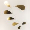 Hommage à Calder II In Gold - Kinetic Sculpture | Sculptures by Claudine Gevry Studio | Umbra & Lux in Vancouver. Item composed of aluminum