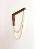 Link 006 | Wall Sculpture in Wall Hangings by Ana Salazar Atelier. Item composed of walnut and cotton in minimalism or contemporary style