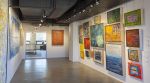 Confetti | Oil And Acrylic Painting in Paintings by Jill Krutick | Jill Krutick Fine Art in Mamaroneck. Item composed of canvas & synthetic
