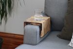 Spalted Maple Armrest Table | End Table in Tables by Hazel Oak Farms. Item compatible with minimalism and modern style