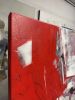 RED VERTIGO acrylic abstract painting | Oil And Acrylic Painting in Paintings by Anastasiia Krykun. Item composed of wood and canvas in minimalism or contemporary style