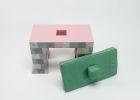 Perch in Pink | Bench in Benches & Ottomans by Kelsie Rudolph | Bozeman, MT in Bozeman. Item composed of ceramic