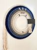 Azure Intention Wheel | Macrame Wall Hanging in Wall Hangings by Ooh La Lūm. Item made of fiber