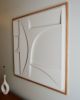 17 Plaster Relief | Wall Sculpture in Wall Hangings by Joseph Laegend. Item made of oak wood works with minimalism & mid century modern style