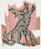 Wolf Stretch | Macrame Wall Hanging in Wall Hangings by Johnny DeFeo. Item made of fiber